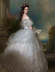 L'imperatrice Elisabetta d'Austria nel celebre ritratto di Franz Winterhaller, 1865
